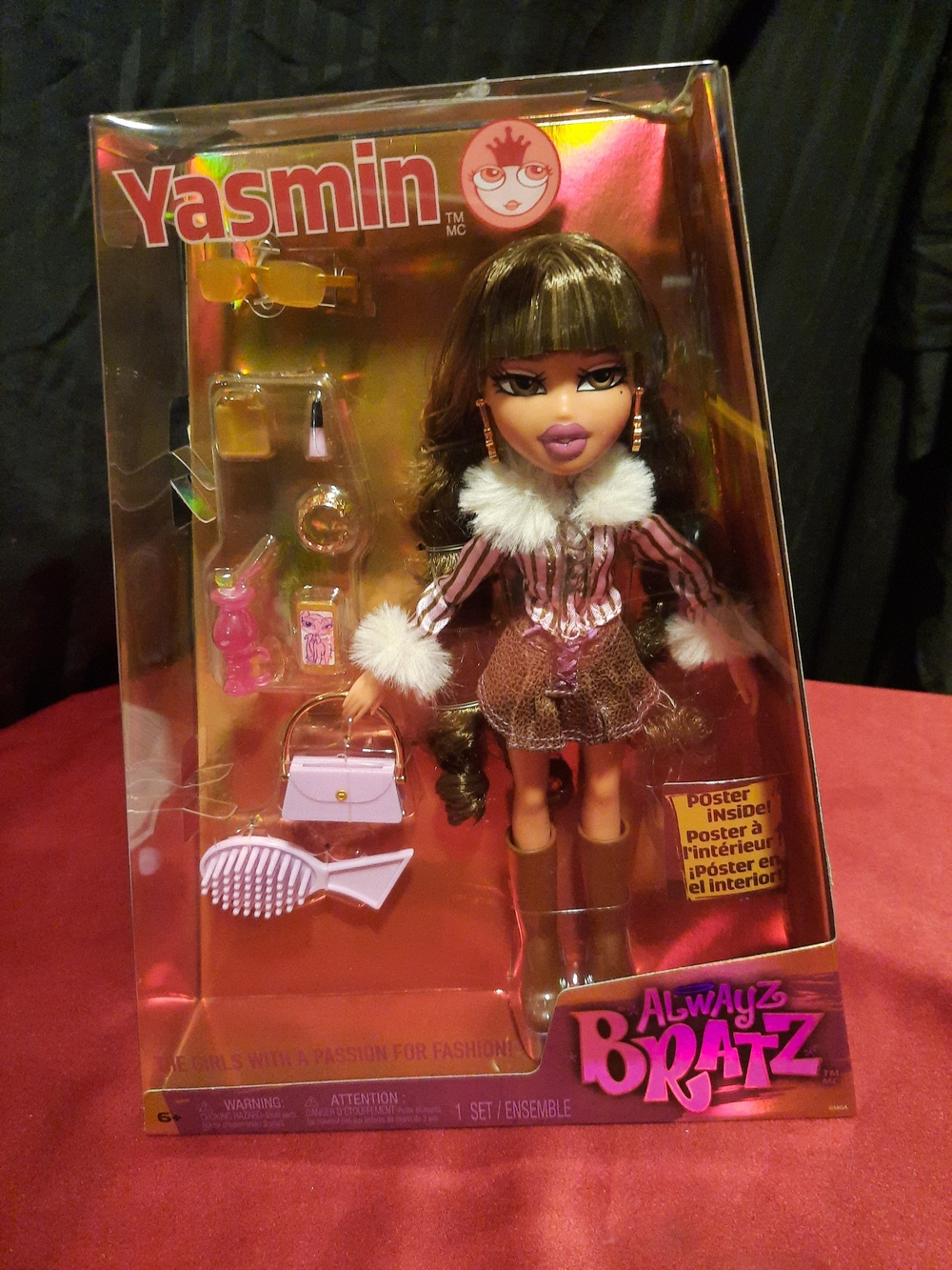 Yasmin Always Bratz Fashion Collectible Doll With Accessories And Poster
